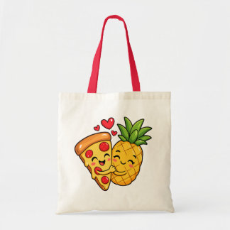Tote Bag L'amour au premier coup - La pizza rencontre l'ana