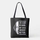 Tote Bag L'Amour Cherché Est Bon Shakespeare La Citation De (Dos)