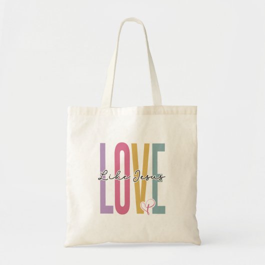 Tote Bag L'amour comme Jésus (Devant)