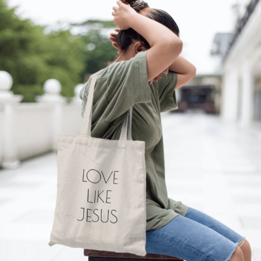 Tote Bag L'amour comme l'Église Jésus