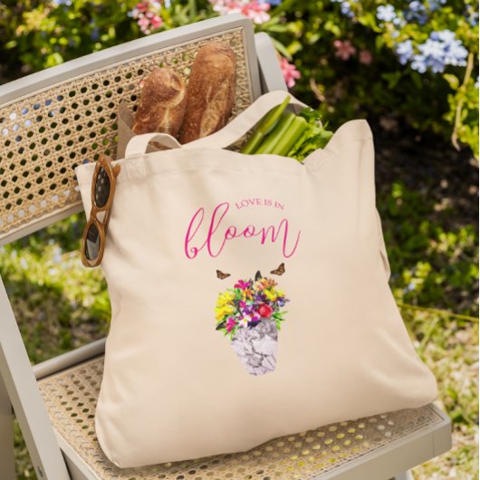 Tote Bag L'amour dans la floraison Mariage