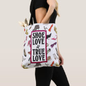 Tote Bag L'amour de chaussure est conception à la mode de (De près)