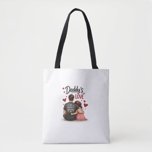 Tote Bag l'amour de papa (Devant)