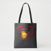 Tote Bag L'amour de Valentine (Devant)