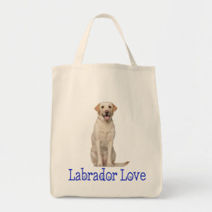 Tote Bag L'amour du chien chiot du Labrador