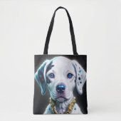 Tote Bag L'amour du chiot (set 2) (Devant)