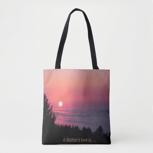 Tote Bag L'amour d'une mère est.... (Devant)