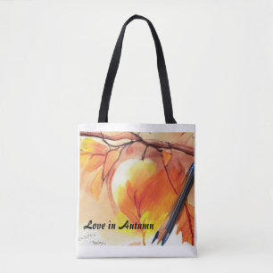 Tote Bag L'amour en automne