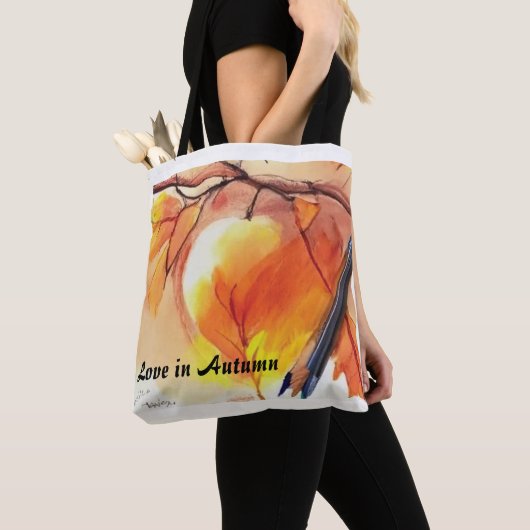 Tote Bag L'amour en automne (De près)