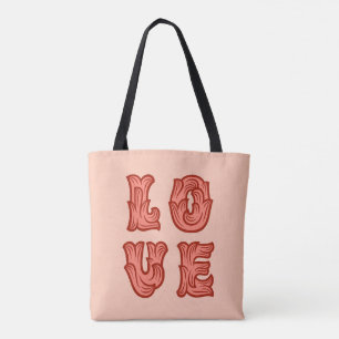 Tote Bag L'amour en rose