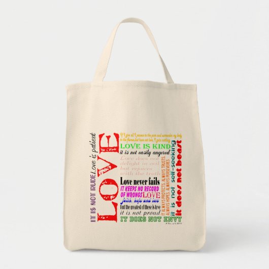 Tote Bag L'amour est… (Devant)
