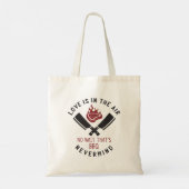 Tote Bag L'amour est dans l'air BBQ (Dos)