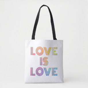 Tote Bag L'amour est l'amour Grandes surfaces modernes