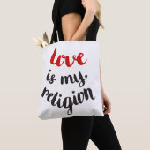 Tote Bag L'amour est ma religion (De près)