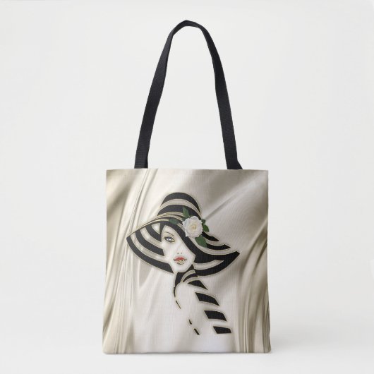 Tote Bag L'amour est tout ce qu'il y a de design Mariage (Devant)