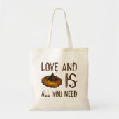 Tote Bag L'amour et un beurre d'arachide Le biscuit est tou (Devant)