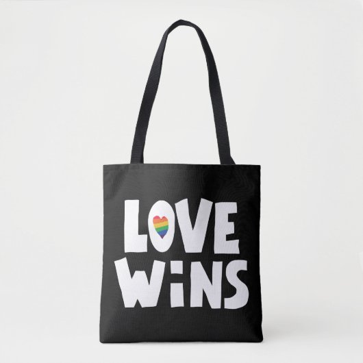 Tote Bag L'amour gagne (Devant)