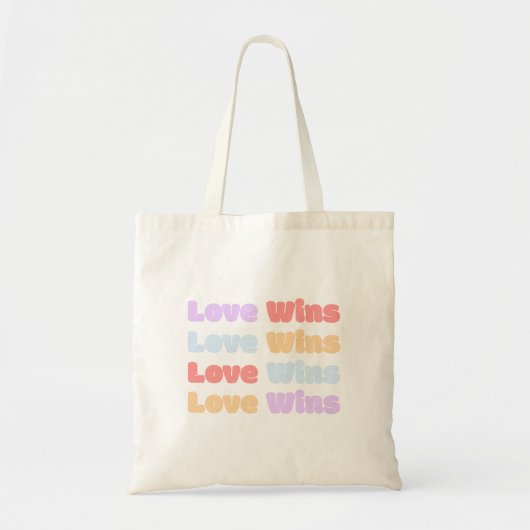 Tote Bag L'amour gagne (Devant)