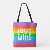 Tote Bag L'amour gagne (Dos)