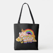 Tote Bag L'amour gagne la conception du texte (Dos)