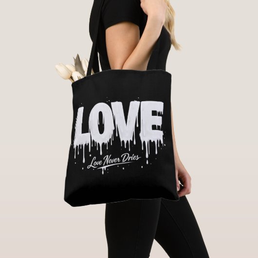 Tote Bag L'amour ne sèche jamais (De près)