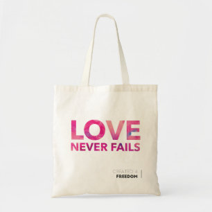 Tote Bag L'amour n'échoue jamais