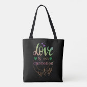 Tote Bag L'amour n'est pas annulé (Dos)