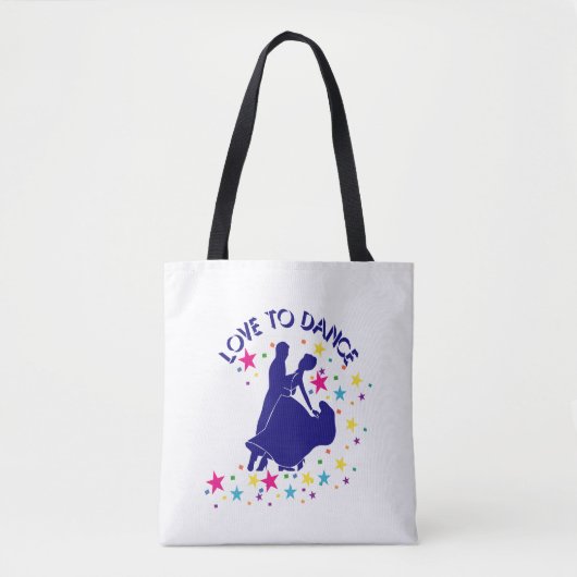 Tote Bag L'amour pour la danse (Devant)