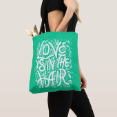 Tote Bag L'amour vert est dans les cheveux (De près)