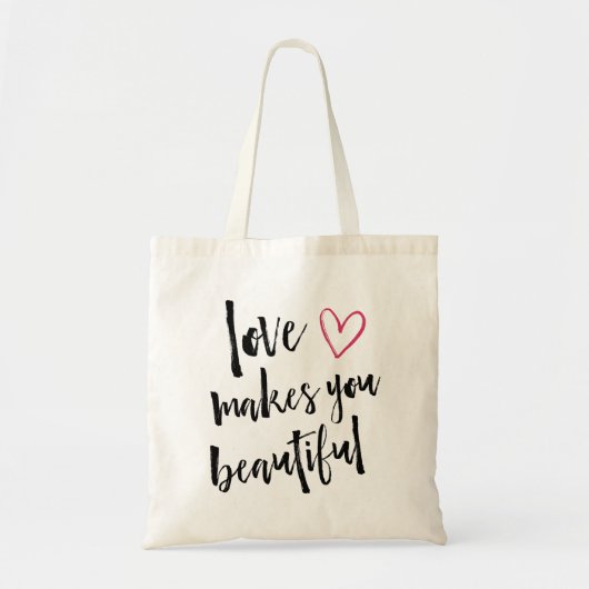 Tote Bag L'Amour Vous Rend Beau (Devant)