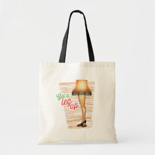Tote Bag Lampe d'histoire de Noël Leg Up