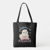 Tote Bag L'Anatomy Cat du Persian (Dos)