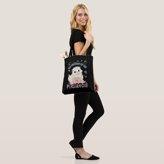 Tote Bag L'Anatomy Cat du Persian (Sur le modèle)