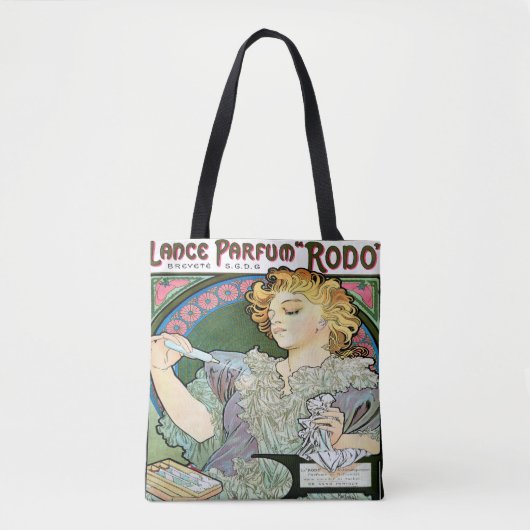 Tote Bag Lance 1896 d'Alfons Mucha Parfum Rodo (Devant)