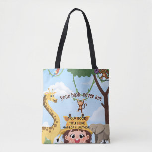 Tote Bag Lancement de livre   Couverture de livre promotion