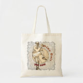Tote Bag Lancer de baseball (Devant)