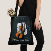 Tote Bag L'ancien MODÈLE de violon (De près)