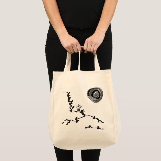 Tote Bag l'âne regarde la lune (Devant (produit))