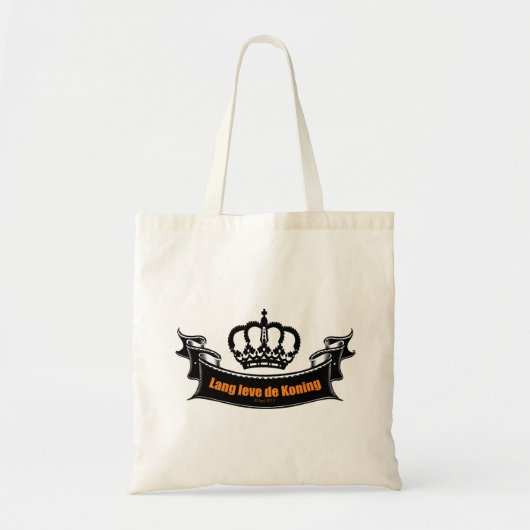Tote Bag Lang leve de Koning (Devant)