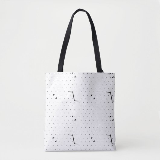 Tote Bag Langue, Blanc vert (Devant)