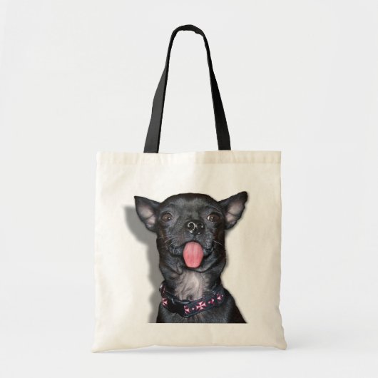 Tote Bag Langue de chien de chiwawa (Devant)
