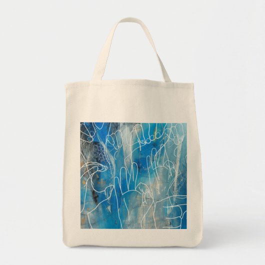 Tote Bag Langue des signes américaine (Devant)