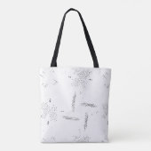 Tote Bag Langue, Gris Clair, Geyser (Dos)