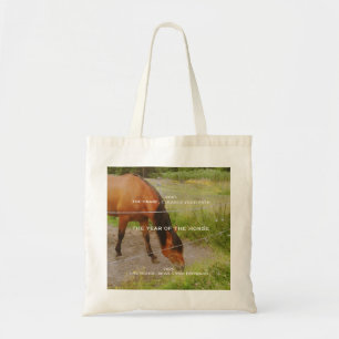 Tote Bag L'année du Cheval, citation 2026