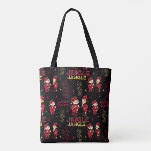 Tote Bag L'ANNÉE SANS SANTA CLAUS™ | Motif Elf (Dos)