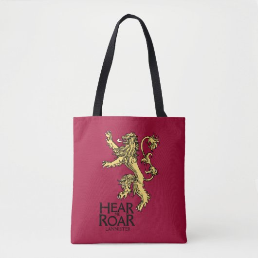 Tote Bag Lannister Sigil - Entendez-Moi Roar (Devant)