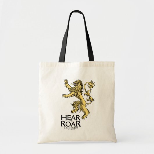 Tote Bag Lannister Sigil - Entendez-Moi Roar (Devant)