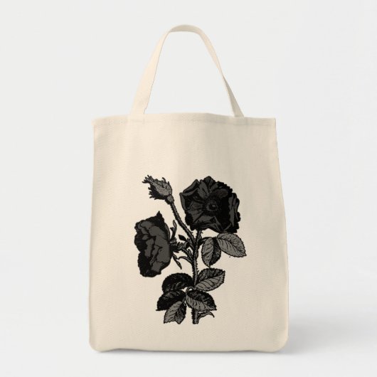 Tote Bag L'antiquité noire gothique s'est levée (Devant)