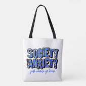 Tote Bag L'anxiété de la société (Dos)
