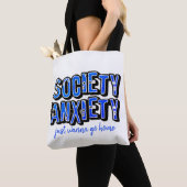 Tote Bag L'anxiété de la société (De près)